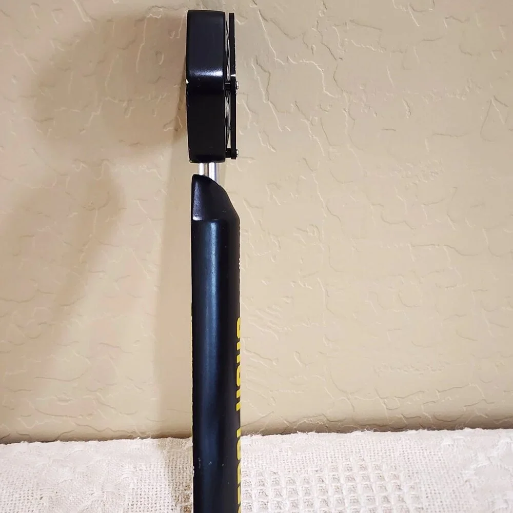 RARE AZ Pedal Haus Brewery Black Yellow White Metal Center Beer Pull Tap Handle